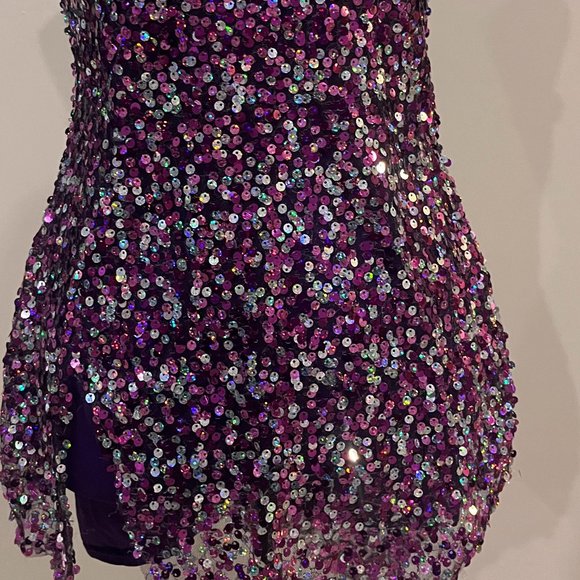 Sequin Purple sequin costume - Picture 5 of 5